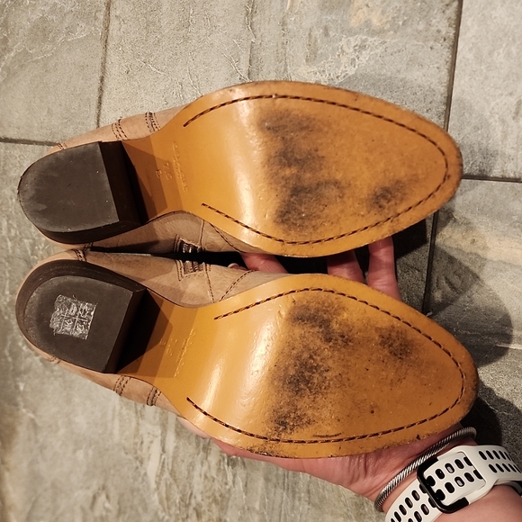 Coach Haven Tan Leather Ankle Heel Boot - Picture 4 of 4